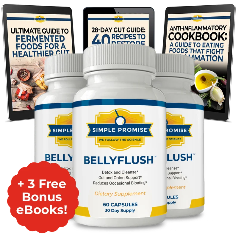 BellyFlush Natural Weight Management Formula — 3 Bottle / 90 Day Pack